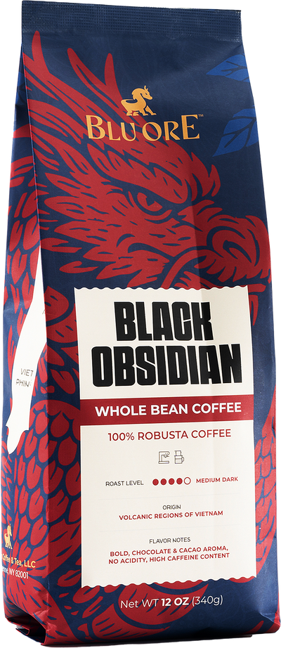 Black Obsidian Robusta Whole beans
