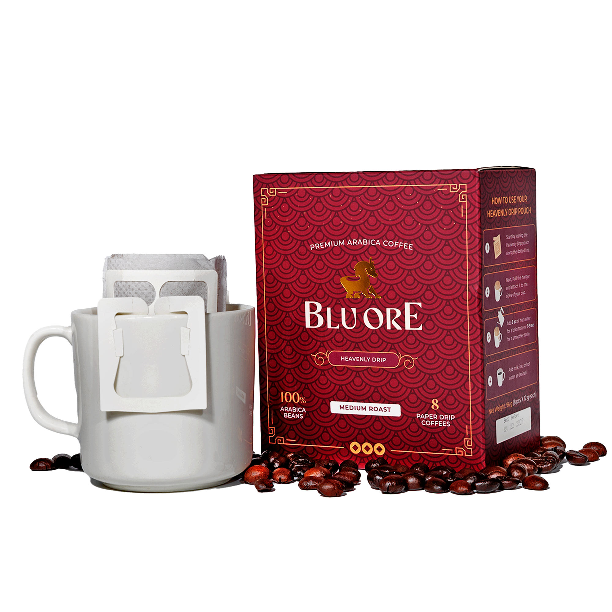 Heavenly Drip Pour Over Medium Roast Arabica – Blu Ore Coffee